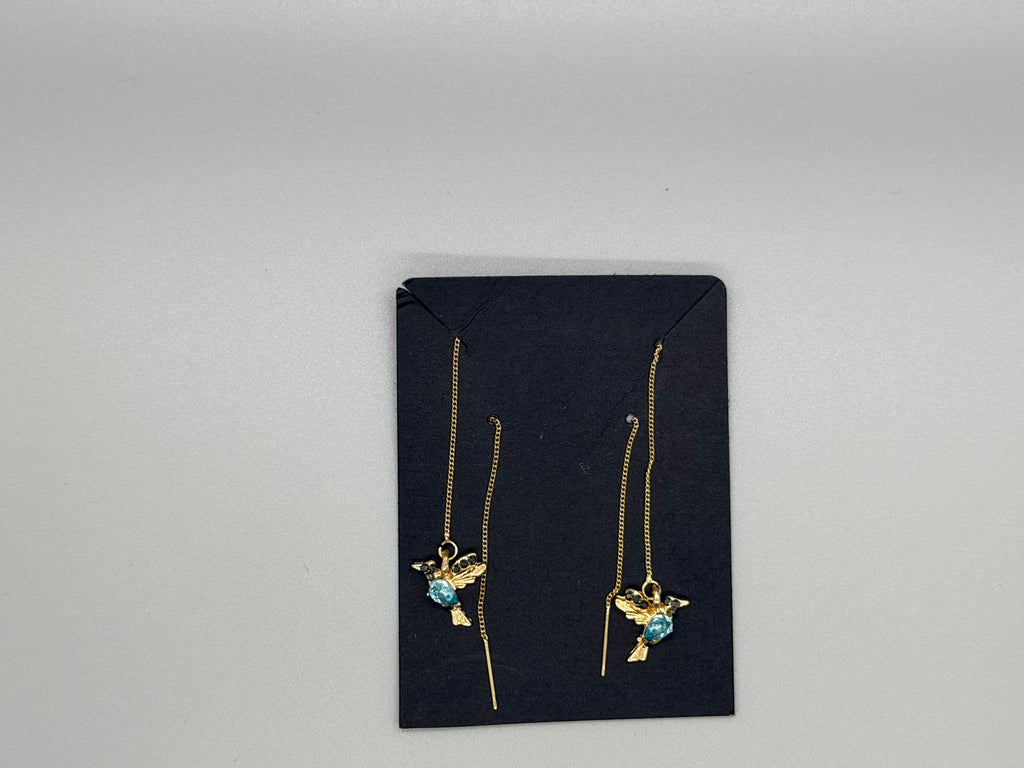 Hummingbird Drop Earrings