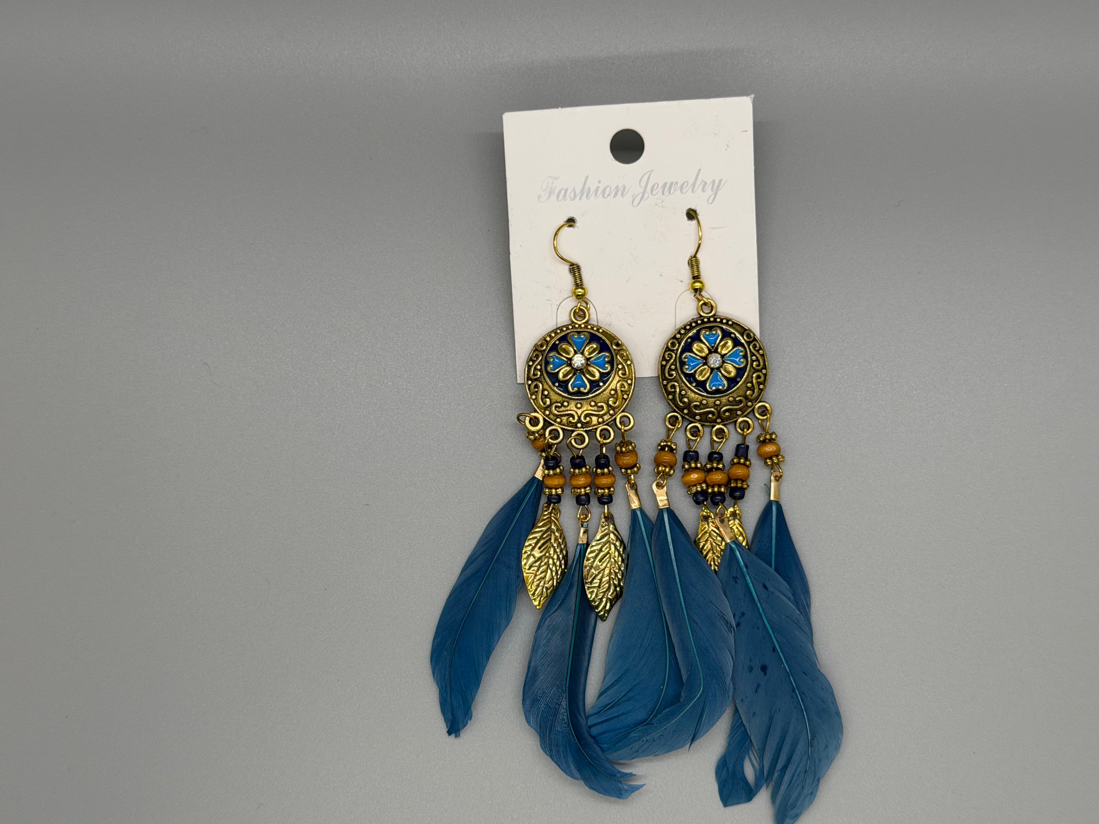 Boho Feather Earrings
