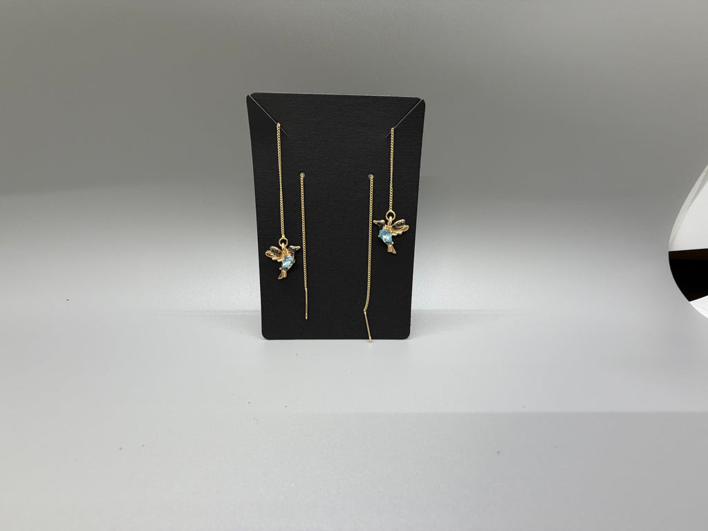 Hummingbird Drop Earrings
