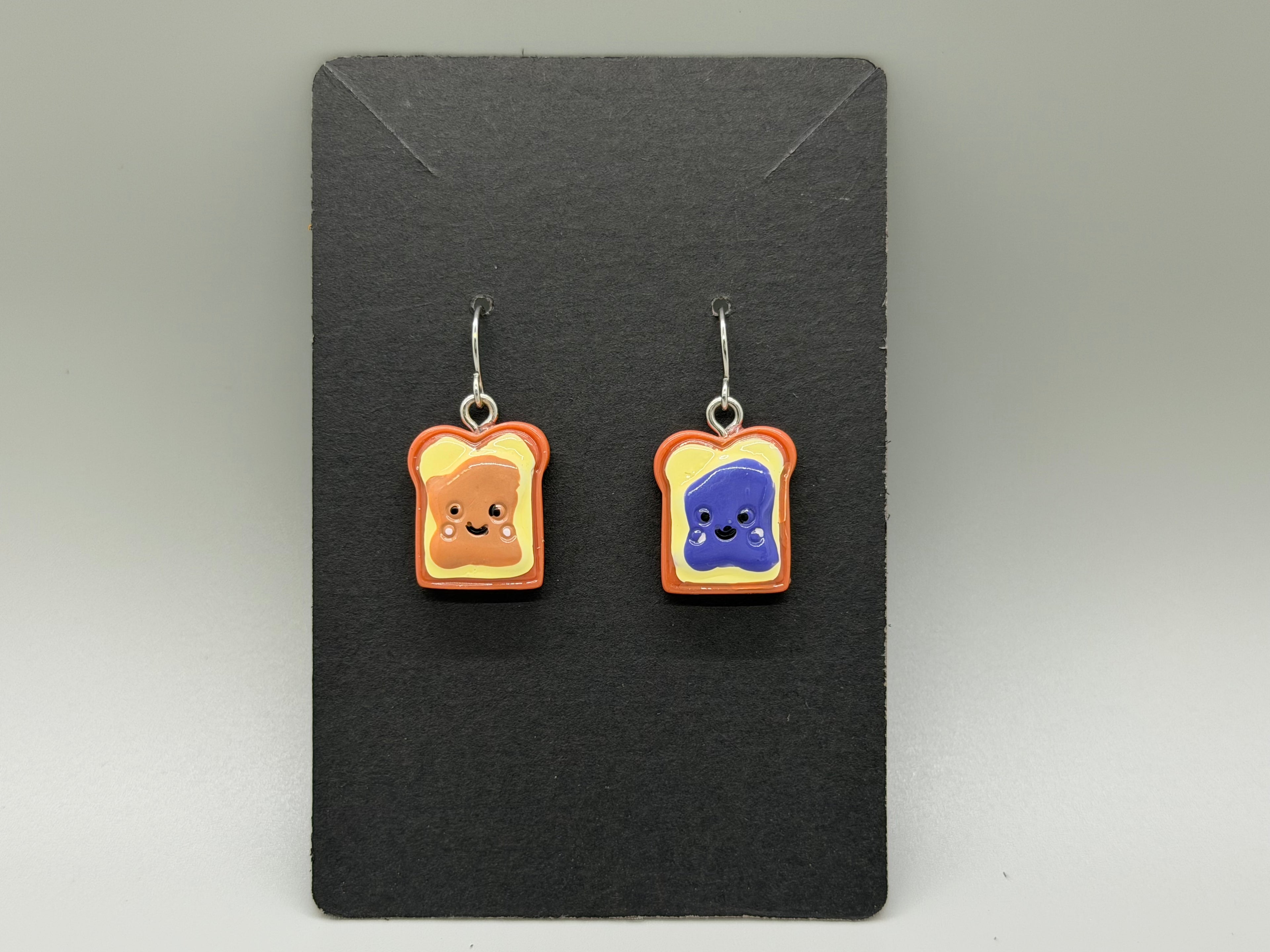 PB&J Toast Earrings