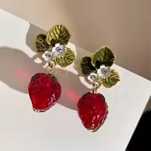 Rasberry Earrings